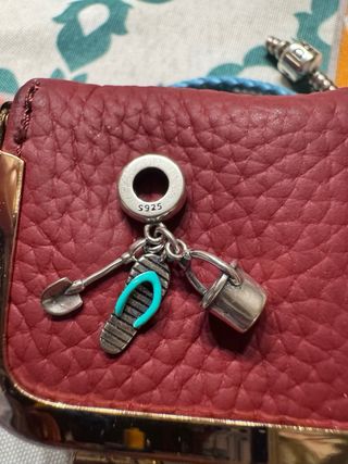 Pandora Charm Plata S925 Chancla Pala Cubo