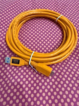 Cable TetherPro USB a Micro B Naranja