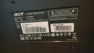 Monitor Acer  19" lcd