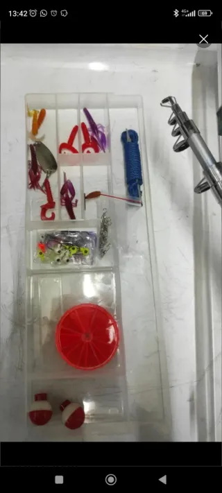 Caña de pescar nueva