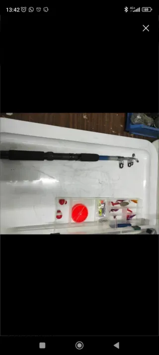 Caña de pescar nueva