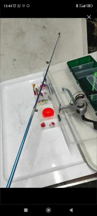 Caña de pescar nueva