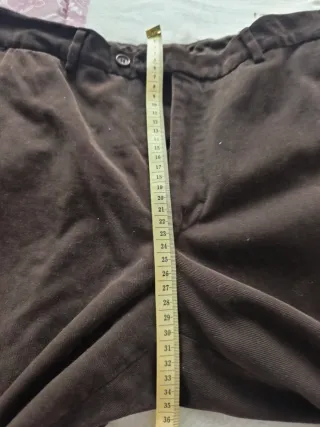 Traje marrón de pana Massimo Dutti chico