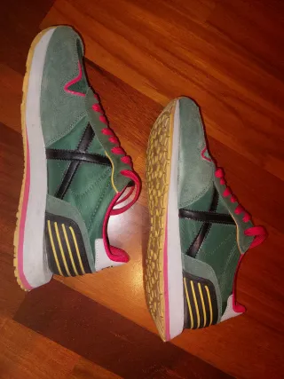 Sneakers Munich Massana Verdi/Rossa 42 usate poco