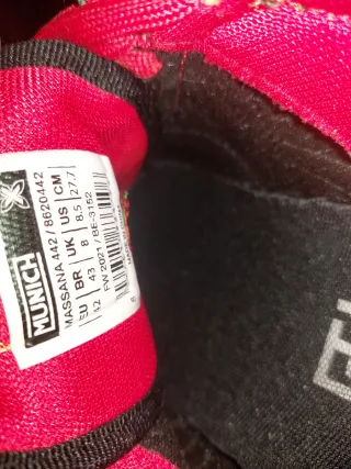 Sneakers Munich Massana Verdi/Rossa 42 usate poco