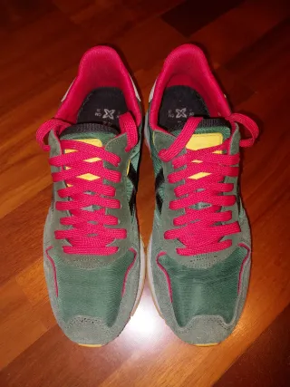 Sneakers Munich Massana Verdi/Rossa 42 usate poco
