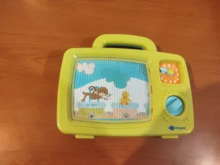 Juguete TV Cuerda Sonido Imágenes