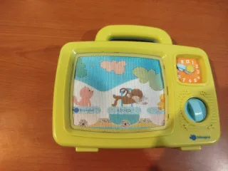 Juguete TV Cuerda Sonido Imágenes