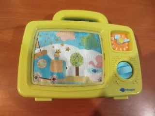 Juguete TV Cuerda Sonido Imágenes