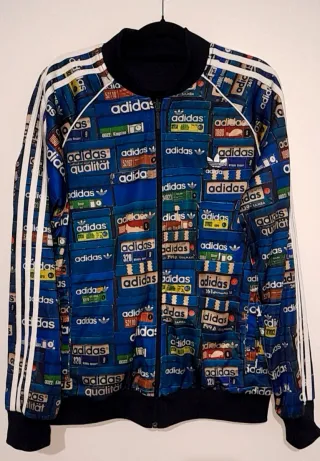 Chaqueta Adidas multicolor estampado , doble cara