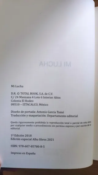 Adolf Hitler - Mi lucha (Mein Kampf)