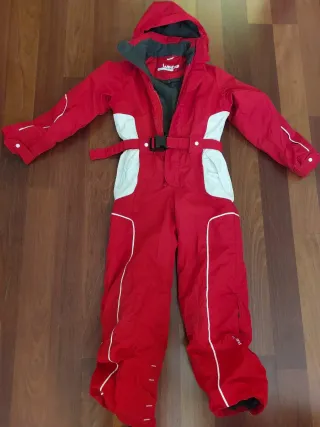 Mono de esquí rojo T8-10 años