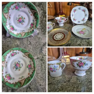 Porcelana Inglesa - Juego de té floral