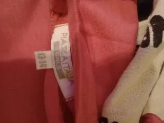 Canottiera bambina rosa con pizzo