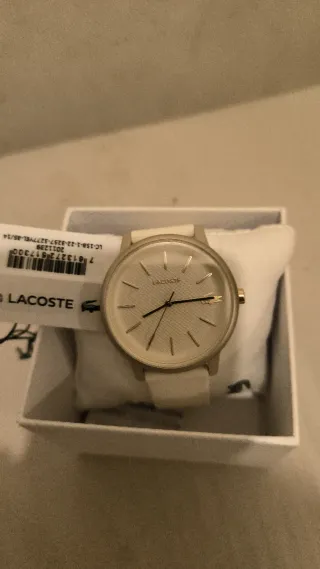 Reloj Lacoste Beige y Dorado