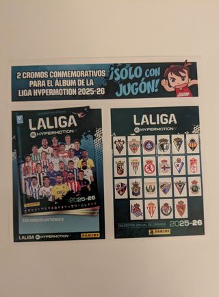 Cromos Conmemorativos Liga Hypermotion 25-26