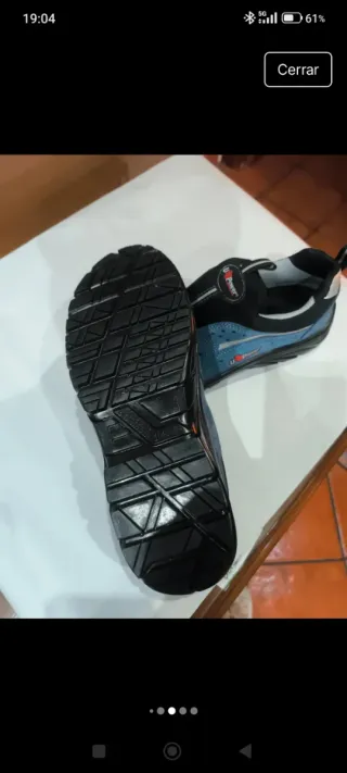 Zapatos de seguridad U-Power azules y negros