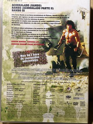 Trilogía Rambo 3 DVD