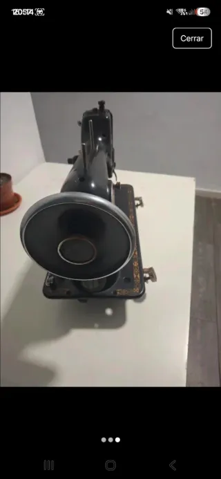 Máquina de coser antigua Sigma