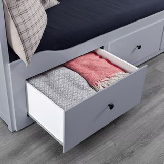 Diván IKEA HEMNES 80x200 Gris con 3 Cajones