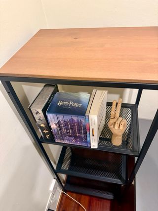 Estantería Ikea Fjällbo Metal Negro y Madera