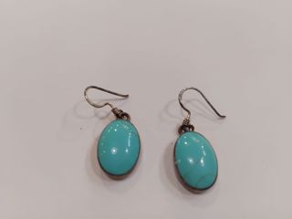 Conjunto Pulsera y Pendientes Turquesa