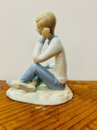 Figura Lladró Nao Porcelana 15cm