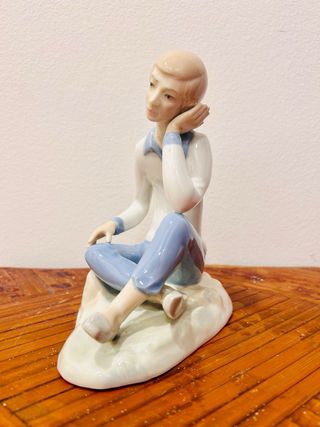 Figura Lladró Nao Porcelana 15cm