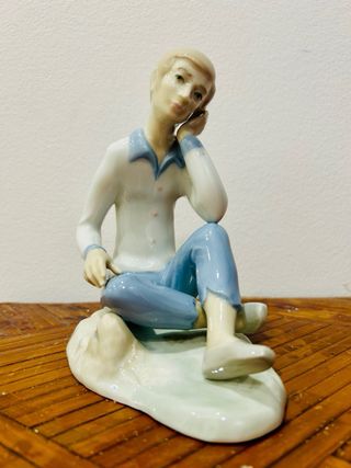 Figura Lladró Nao Porcelana 15cm