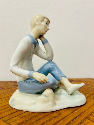 Figura Lladró Nao Porcelana 15cm