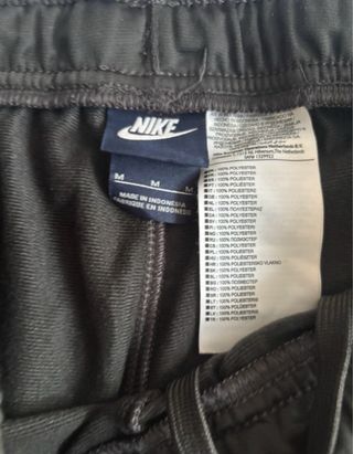Pantalón Chándal Nike Mujer Negro Rosa