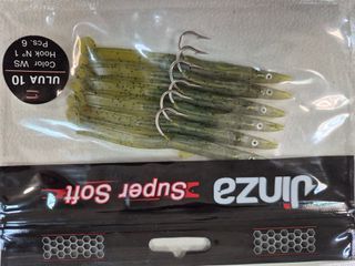 Lote bajo montado Spinning + 4 bolsas señuelos