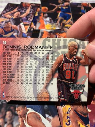 Lotto 50 carte NBA Fleer 96-97