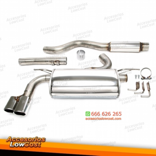 Sistema TA Technix de acero inoxidable 2x80mm apt