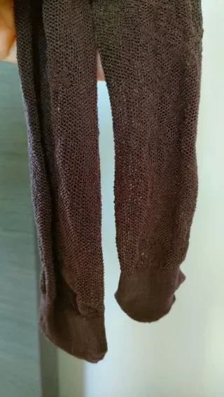 Collant microrete fiorata tg S