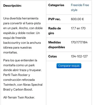 Esquís K2 Reckoner 102 freeride/freestyle