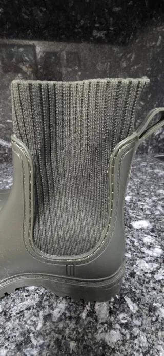 Botas de agua mujer verde