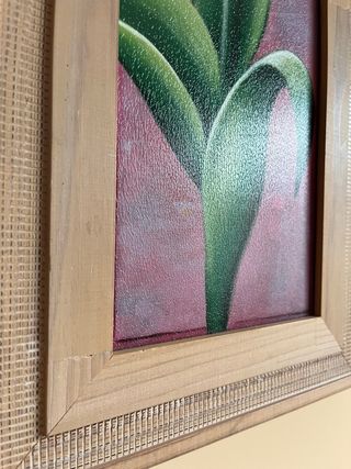 Cuadro de tulipán en lienzo