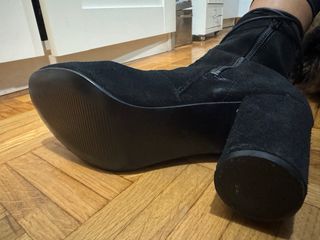 Botines Ante Negro H&M Talla 38