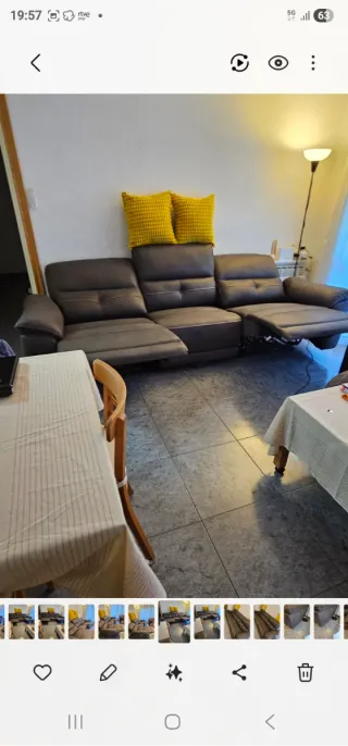 Sofá Eléctrico nuevo y Factura