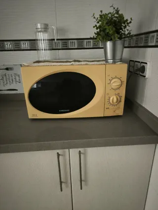 Microondas Samsung Beige/Amarillo