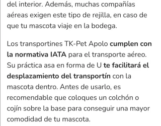 Transportín perro IATA Apolo plus 1
