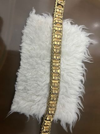 Pulsera vintage dorada