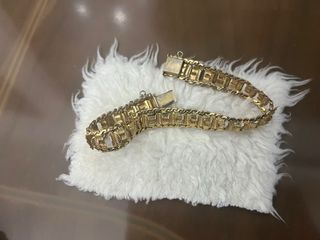 Pulsera vintage dorada