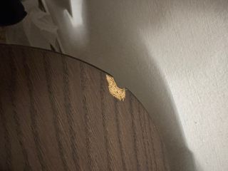 Mesa de comedor Ikea madera oscura