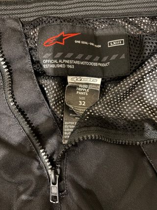 Pantalón Alpinestars Cross Negro/Naranja