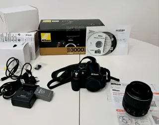 Cámara Nikon D3000 18-55 VR Kit