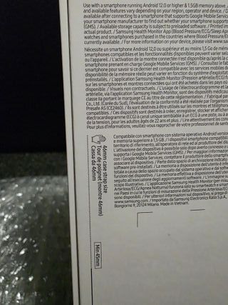 Samsung Galaxy Watch 8 Classic LTE Bianco Nuovo