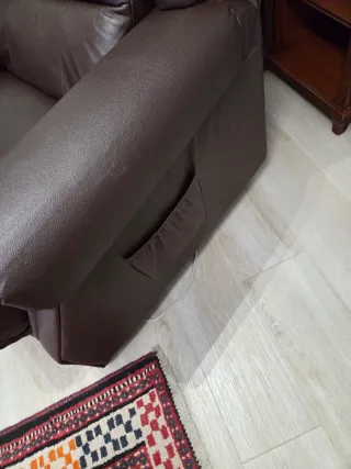 Sillón de polipiel eléctrico reclinable URGE