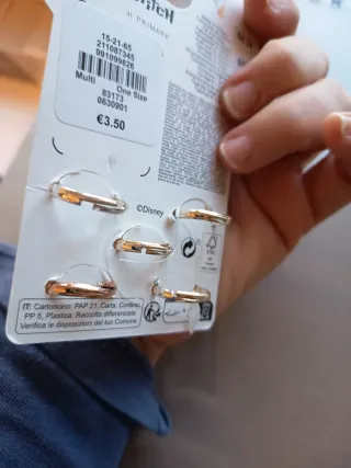 Anillos Disney Stitch Set 5 Piezas. Del Primark